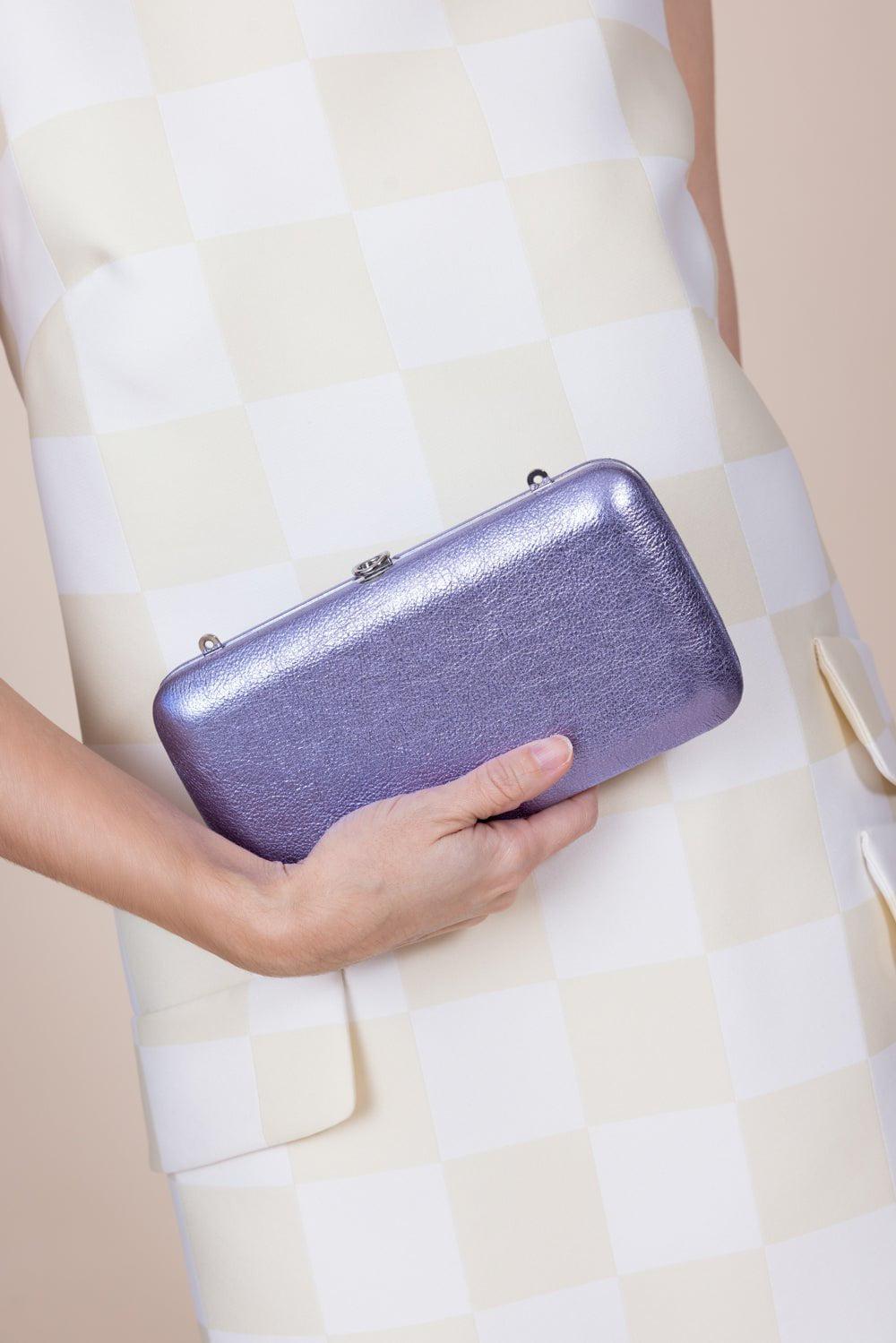 JEFFREY LEVINSON-Finley Clutch - Lilac-LILAC