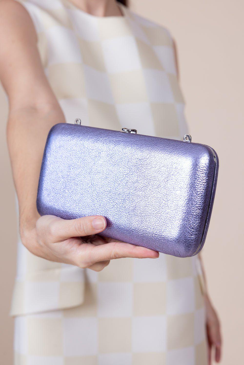 JEFFREY LEVINSON-Finley Clutch - Lilac-LILAC