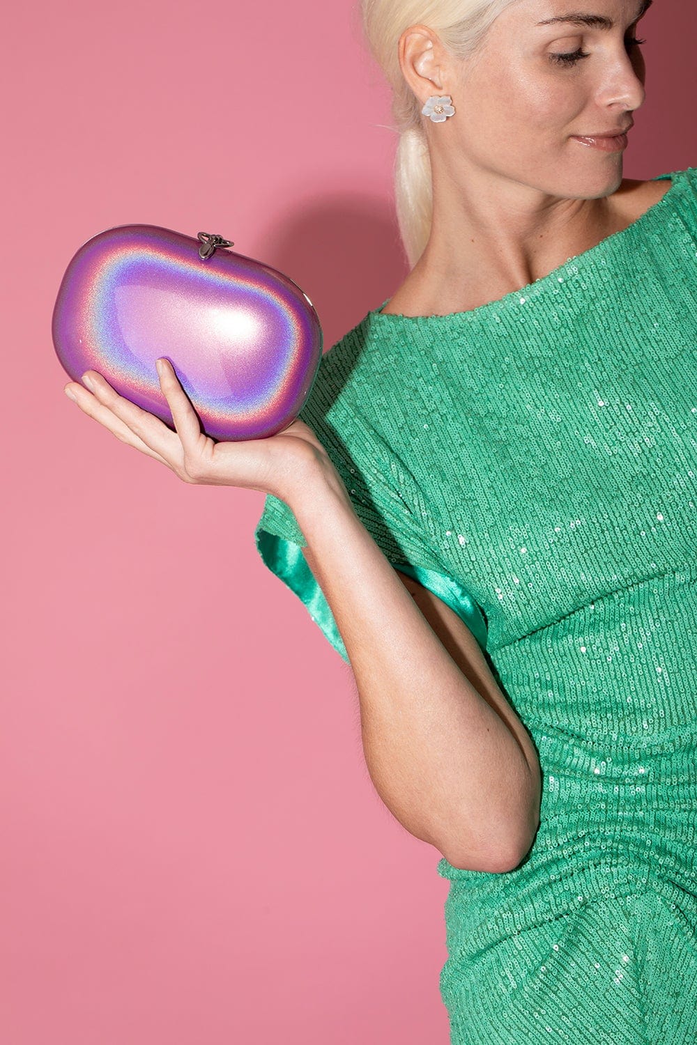 JEFFREY LEVINSON-Elina Clutch - Rainbow-RAINBOW