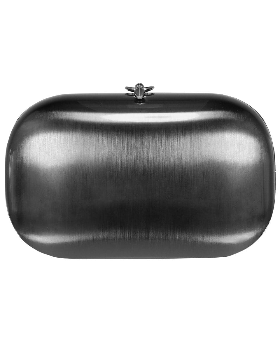 JEFFREY LEVINSON-Elina Plus Satin Black Clutch-SATINBLK