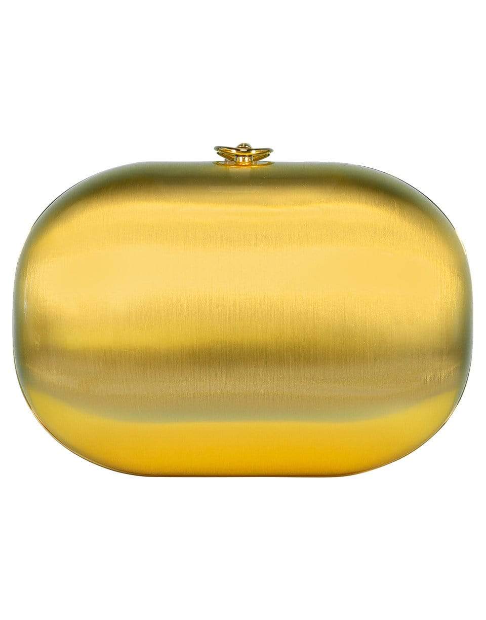 JEFFREY LEVINSON-Elina Satin Gold Clutch-SATINGLD