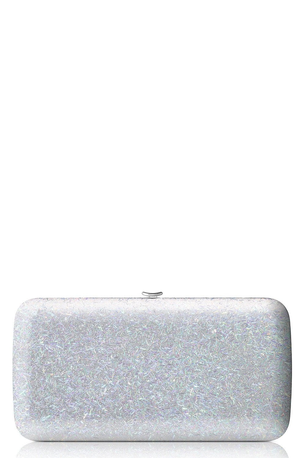 Finley Clutch - Silver Rainbow Stardust