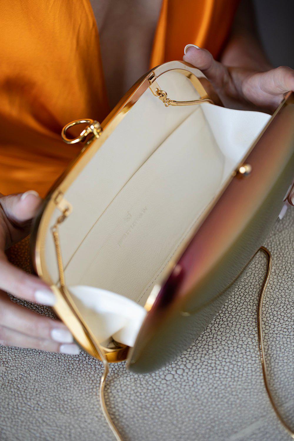 JEFFREY LEVINSON-Elina Plus Clutch - Sunset-SUNSET