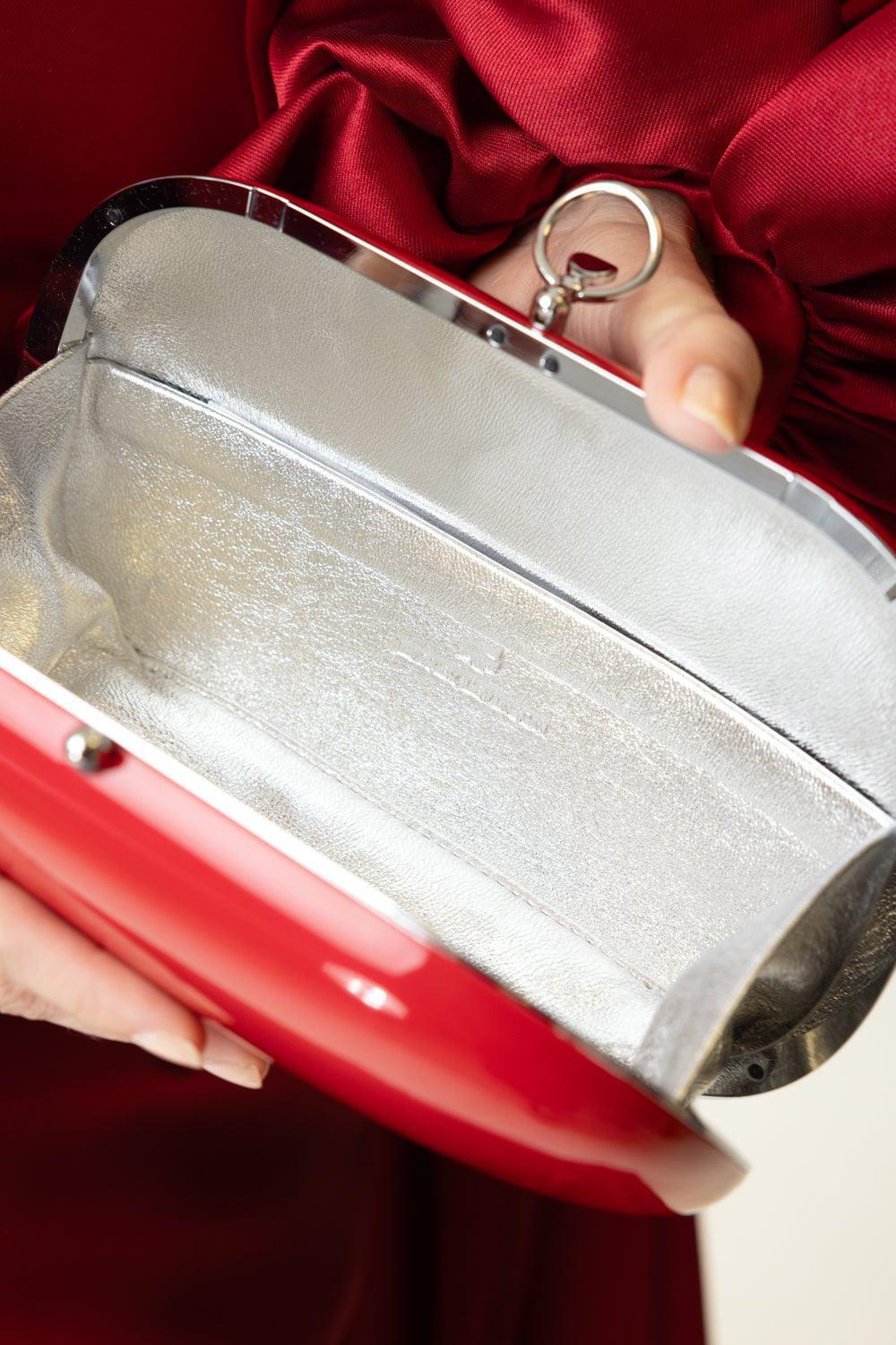 JEFFREY LEVINSON-Elina Plus Clutch - Touring Red-TOURGRED