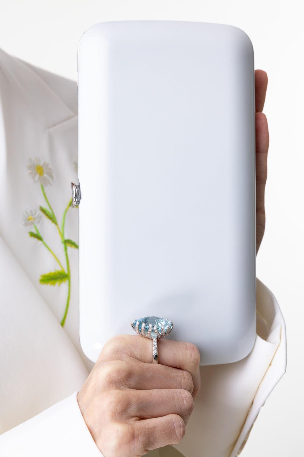 Finley Clutch - Touring White-TRNGWHT-HANDBAGCLUTCHES-JEFFREY LEVINSON