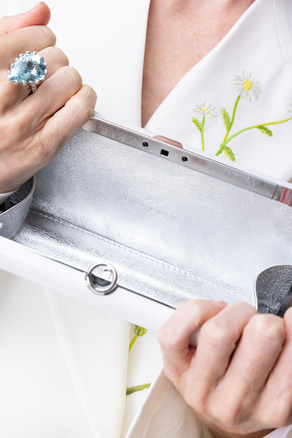 Finley Clutch - Touring White-TRNGWHT-HANDBAGCLUTCHES-JEFFREY LEVINSON