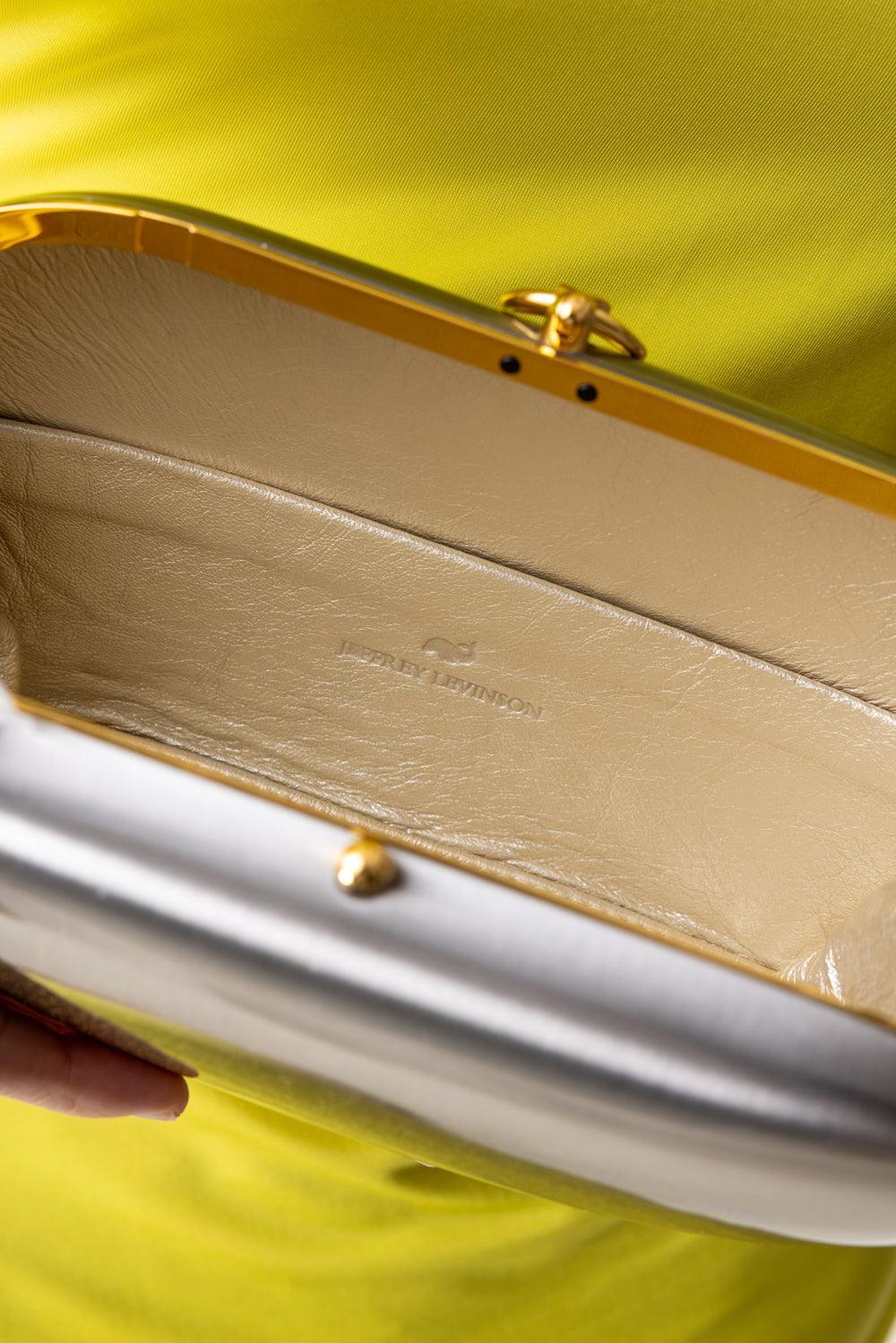 Elina Plus Clutch - White Gold Ombre-WHGLDOMB-HANDBAGCLUTCHES-JEFFREY LEVINSON