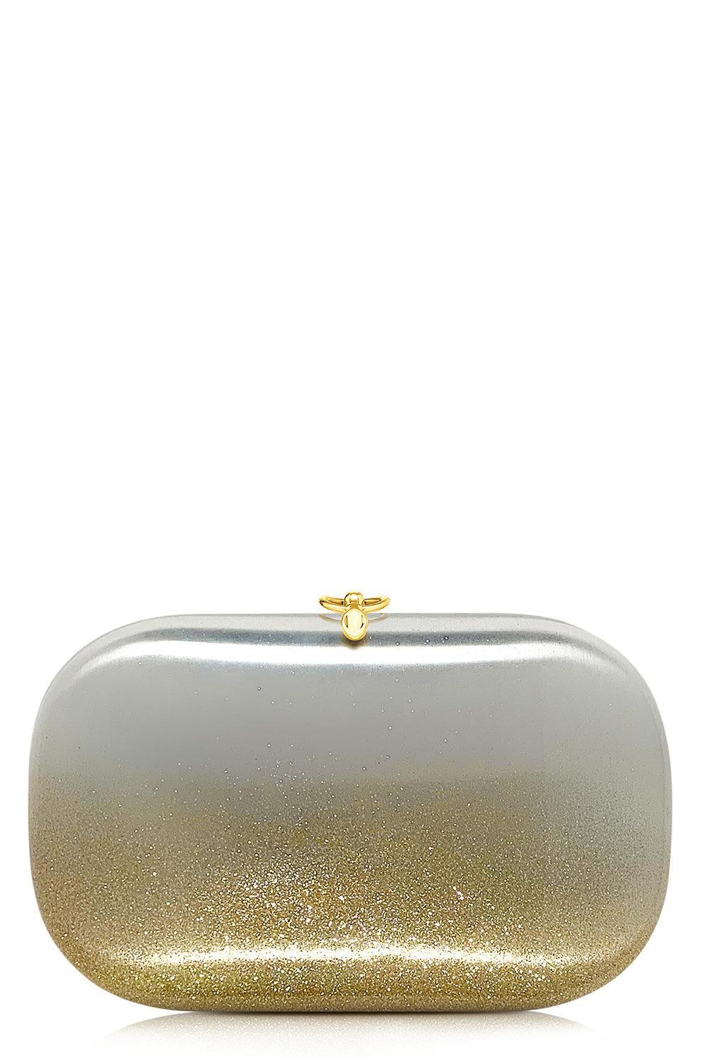 Elina Plus Clutch - White Gold Ombre-WHGLDOMB-HANDBAGCLUTCHES-JEFFREY LEVINSON
