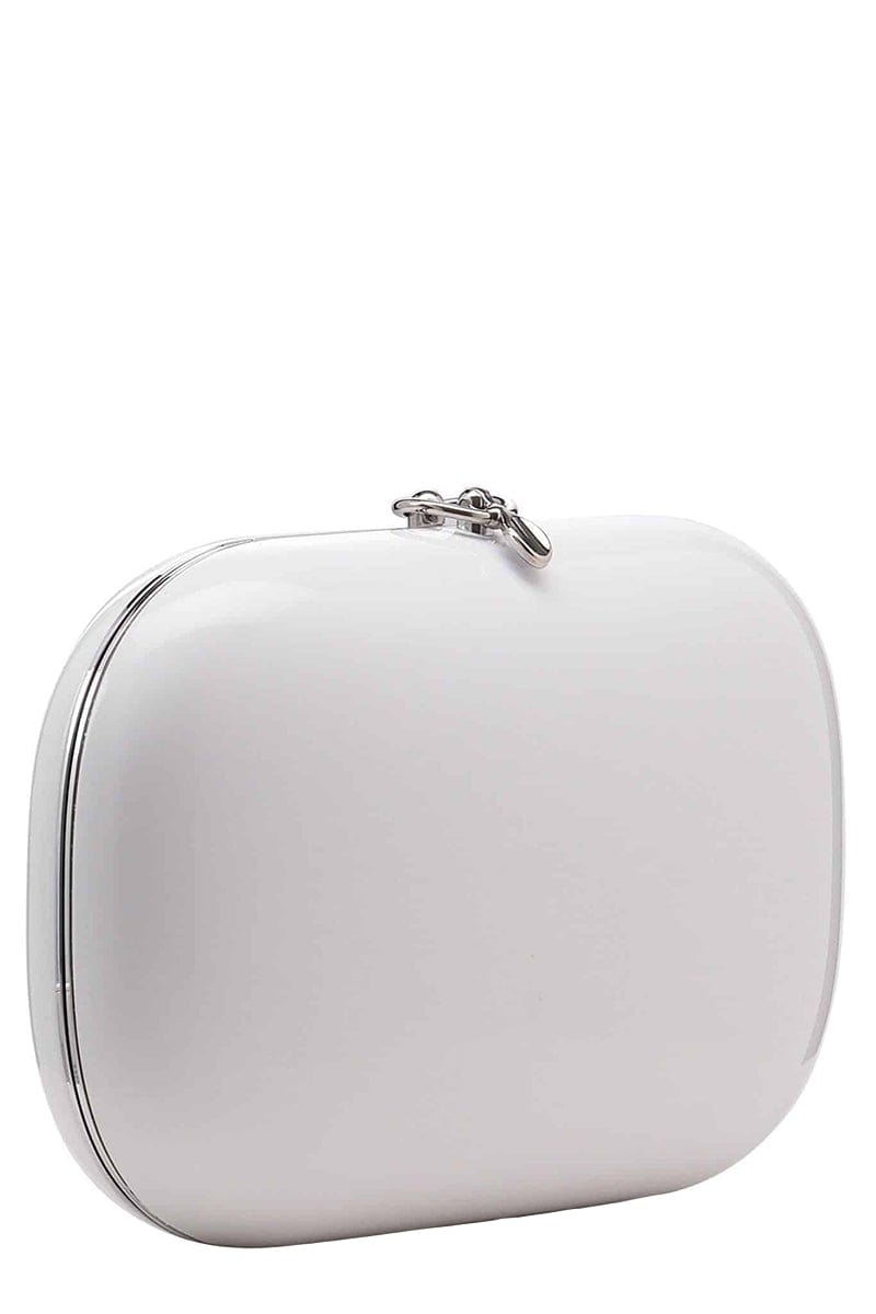 JEFFREY LEVINSON-Elina Plus Clutch - White-WHITE