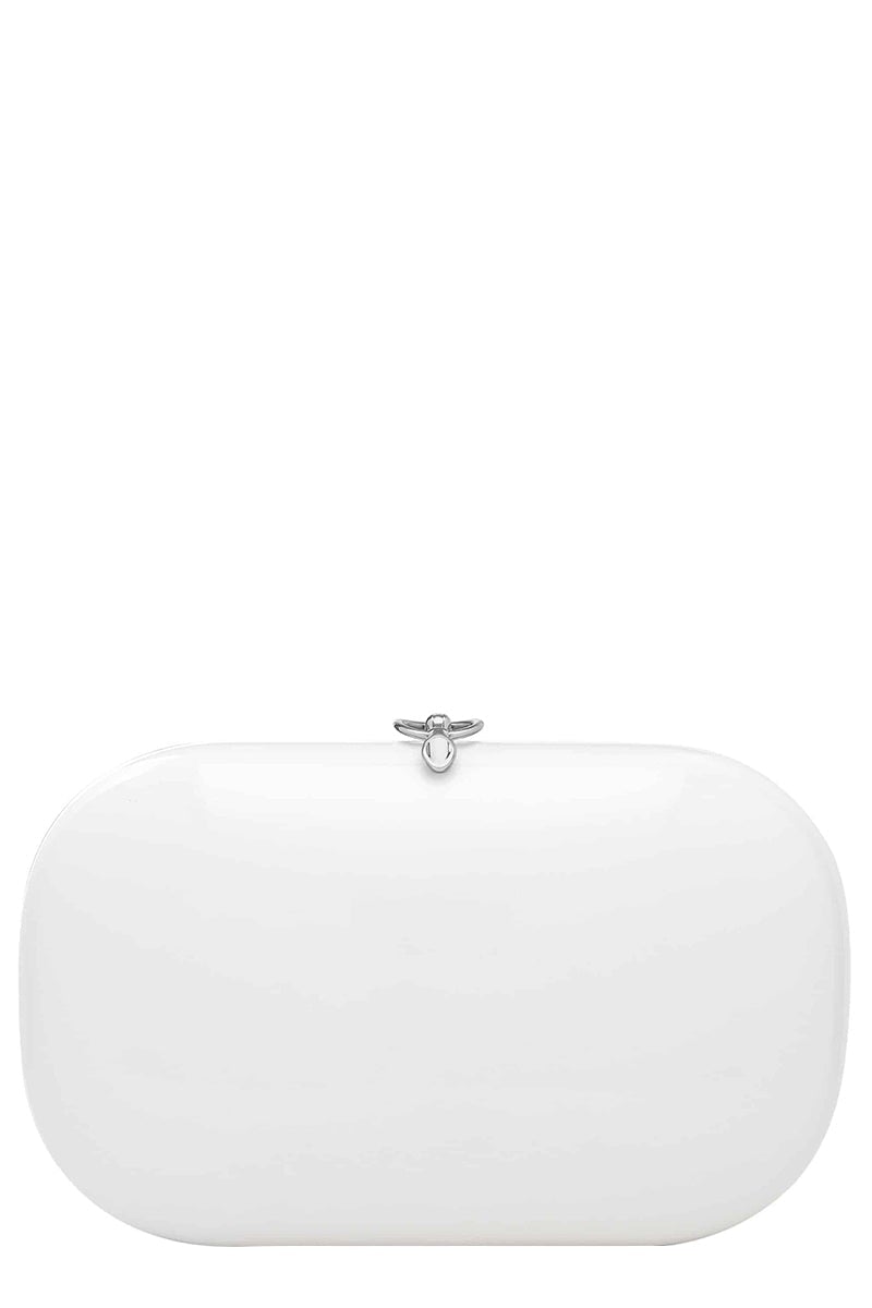 JEFFREY LEVINSON-Elina Plus Clutch - White-WHITE