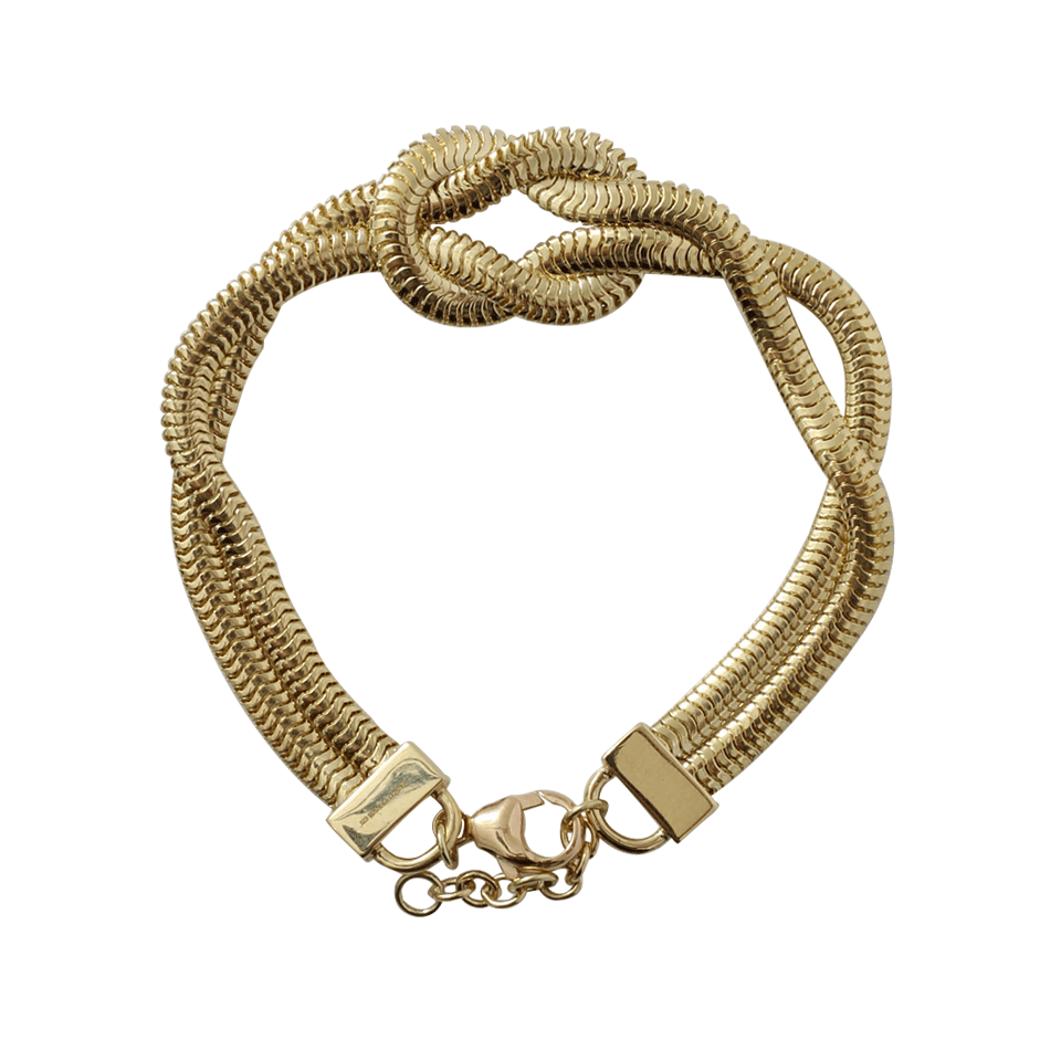 JEMMA WYNNE-Revival Love Knot Bracelet-YELLOW GOLD