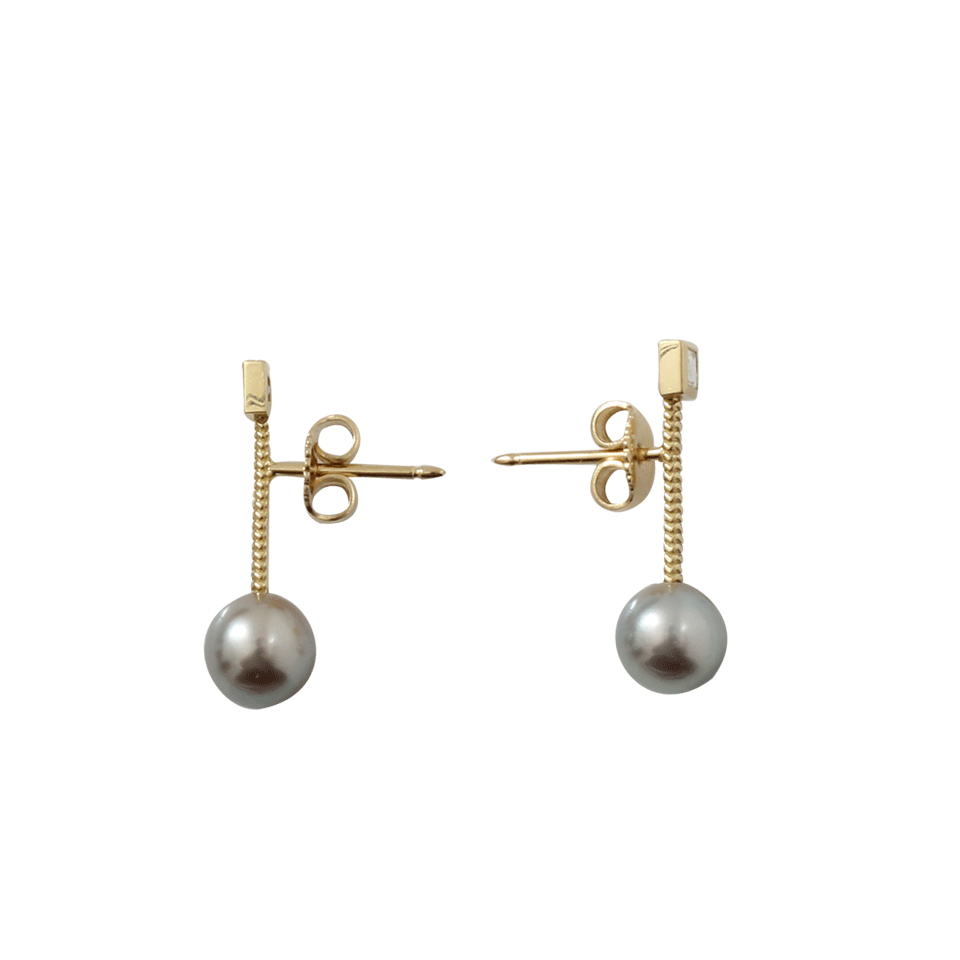 JEMMA WYNNE-Revival Bar Earrings With Pearls-YELLOW GOLD