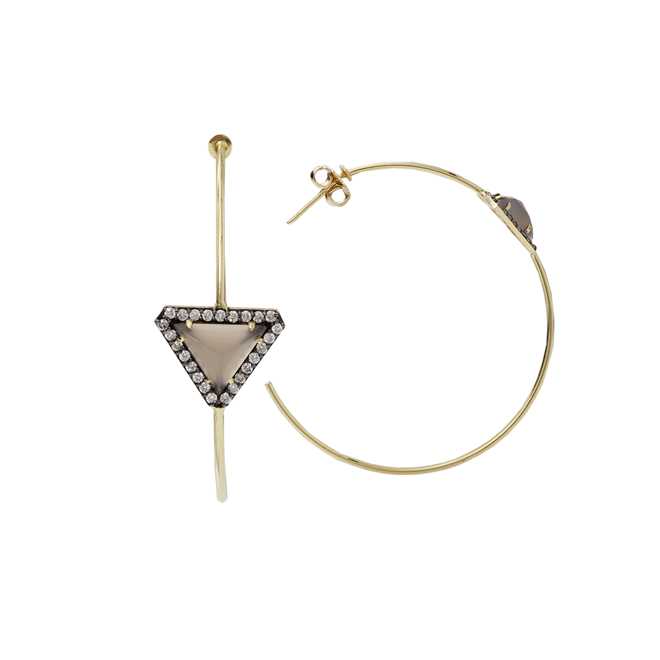 JEMMA WYNNE-Triangle Hoop Earrings-YELLOW GOLD