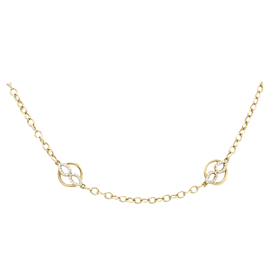 JEMMA WYNNE-Pave Diamond Pear Element Necklace-YELLOW GOLD