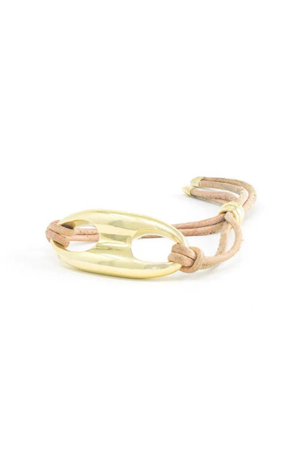 Small Gold Nautical Link Bracelet-YELLOW GOLD-JEWELRYFINE JEWELBRACELET O-JENNA BLAKE