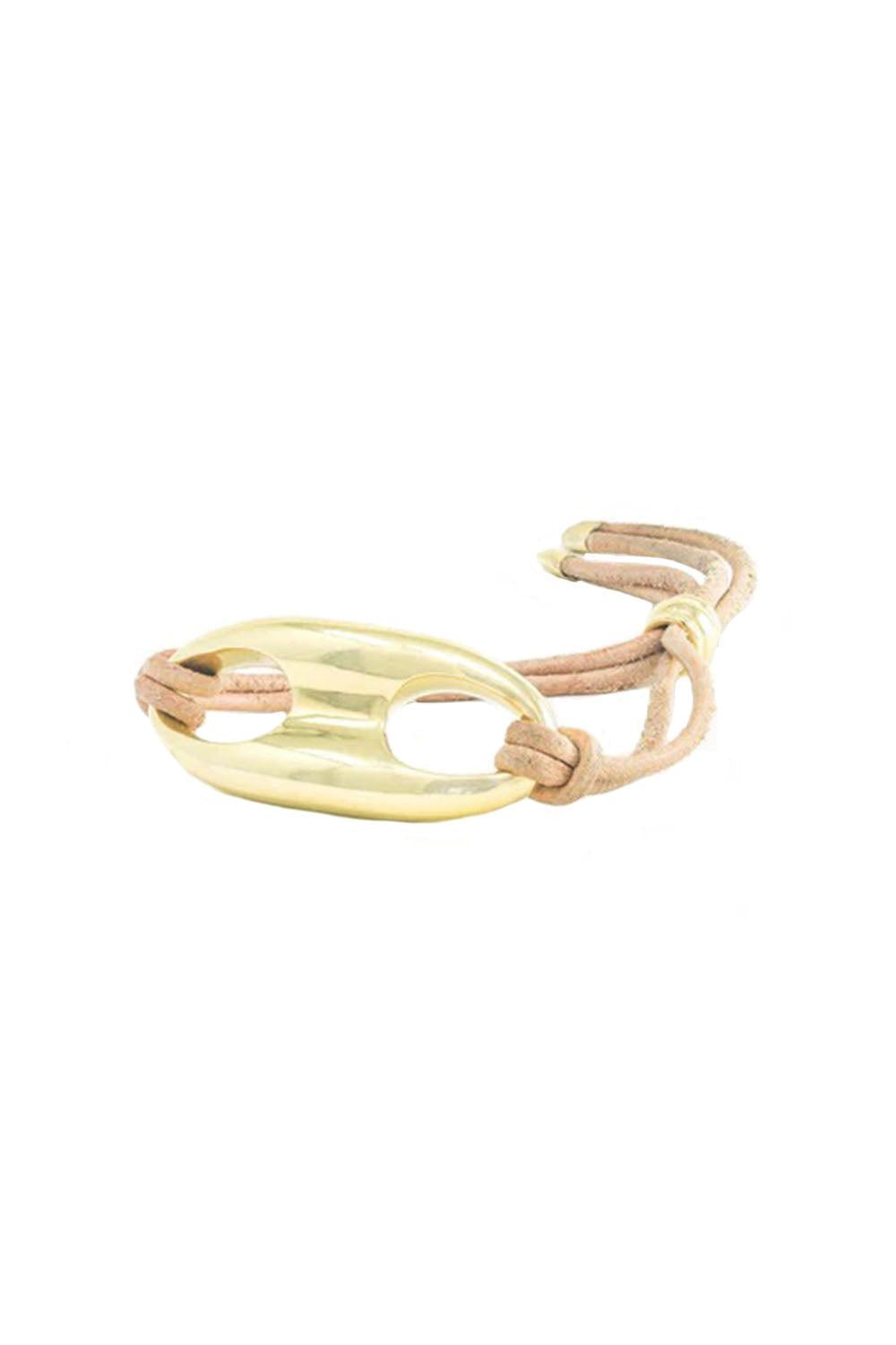 Small Gold Nautical Link Bracelet-YELLOW GOLD-JEWELRYFINE JEWELBRACELET O-JENNA BLAKE