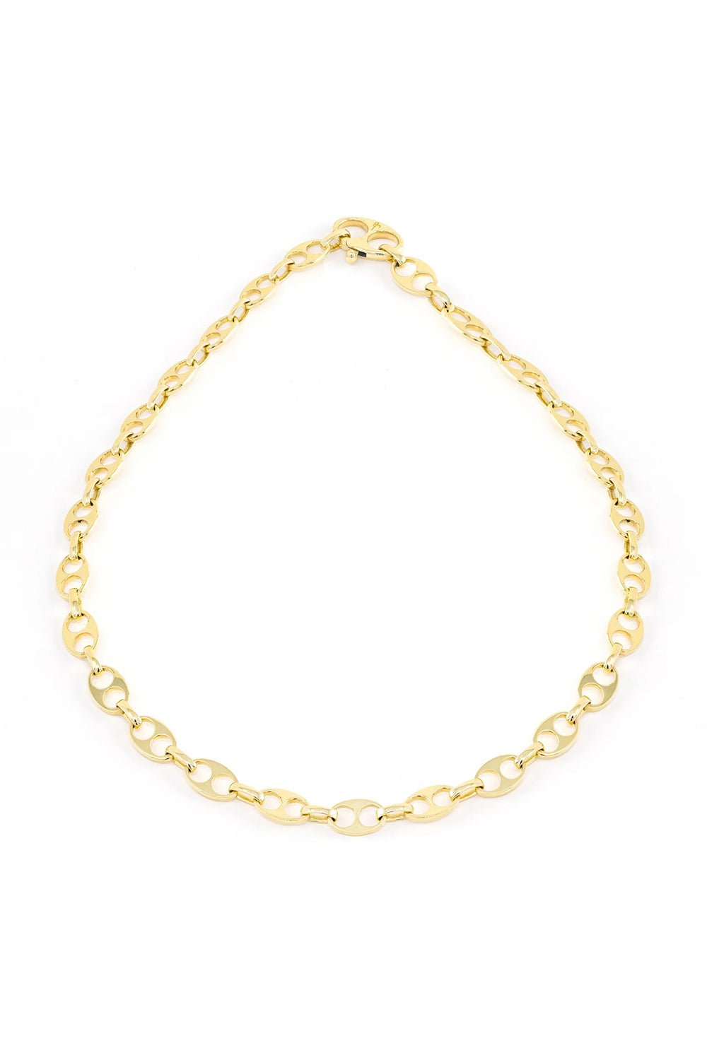 JENNA BLAKE-Mini Heavy Nautical Chain-YELLOW GOLD
