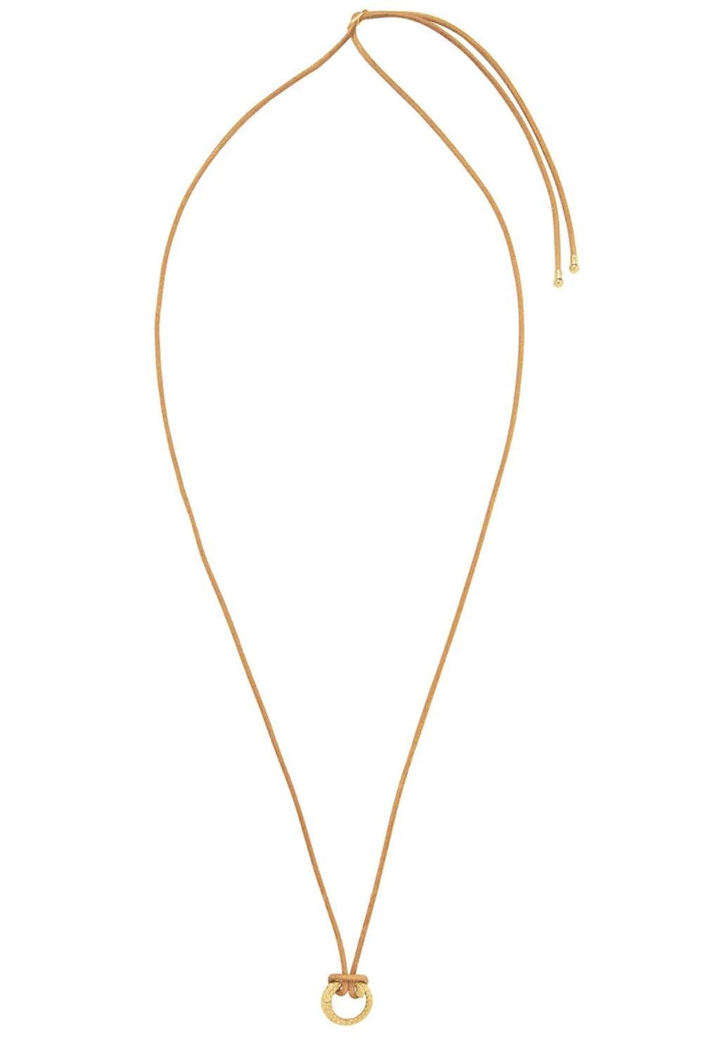 Snake Clasp Cord Necklace-YELLOW GOLD-38-JEWELRYFINE JEWELNECKLACE O-JENNA BLAKE