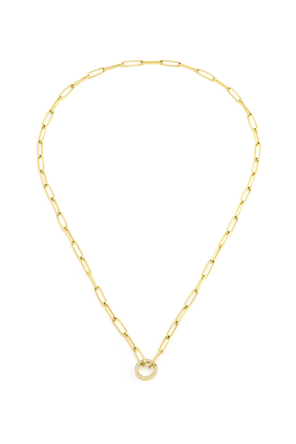 JENNA BLAKE-Mini Charm Chain-YELLOW GOLD