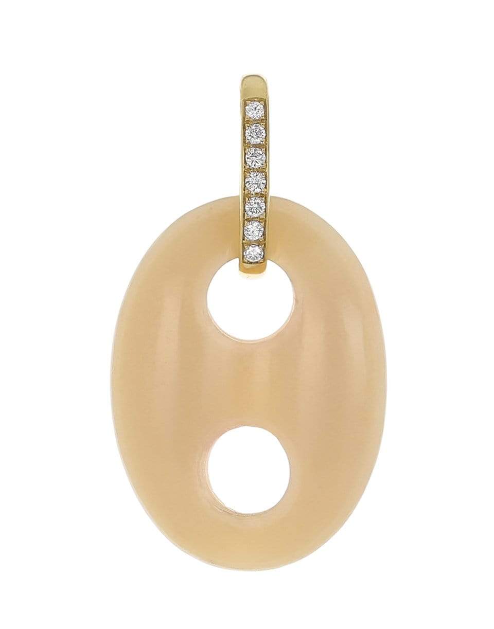 JENNA BLAKE-Cream Mariner Link Charm-YELLOW GOLD