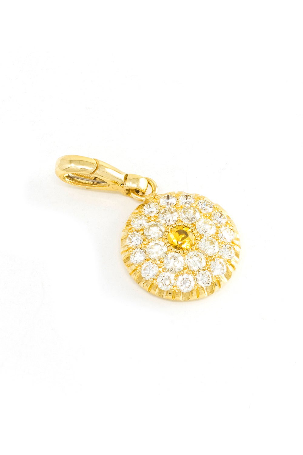 JENNA BLAKE-Full Moon Charm-YELLOW GOLD