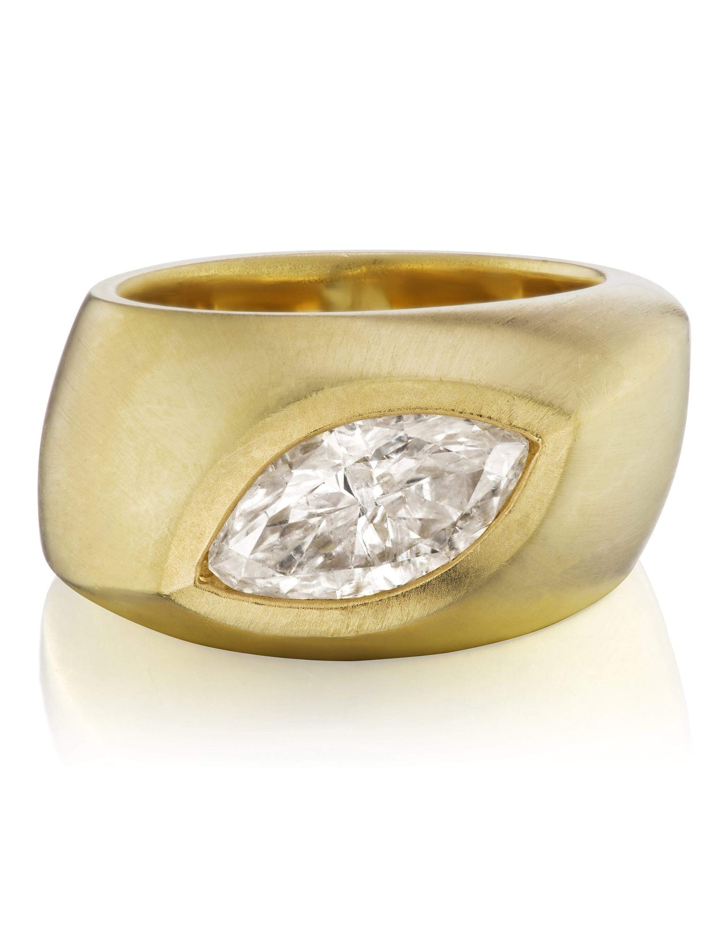 JENNA BLAKE-Marquise Diamond Ring-YELLOW GOLD