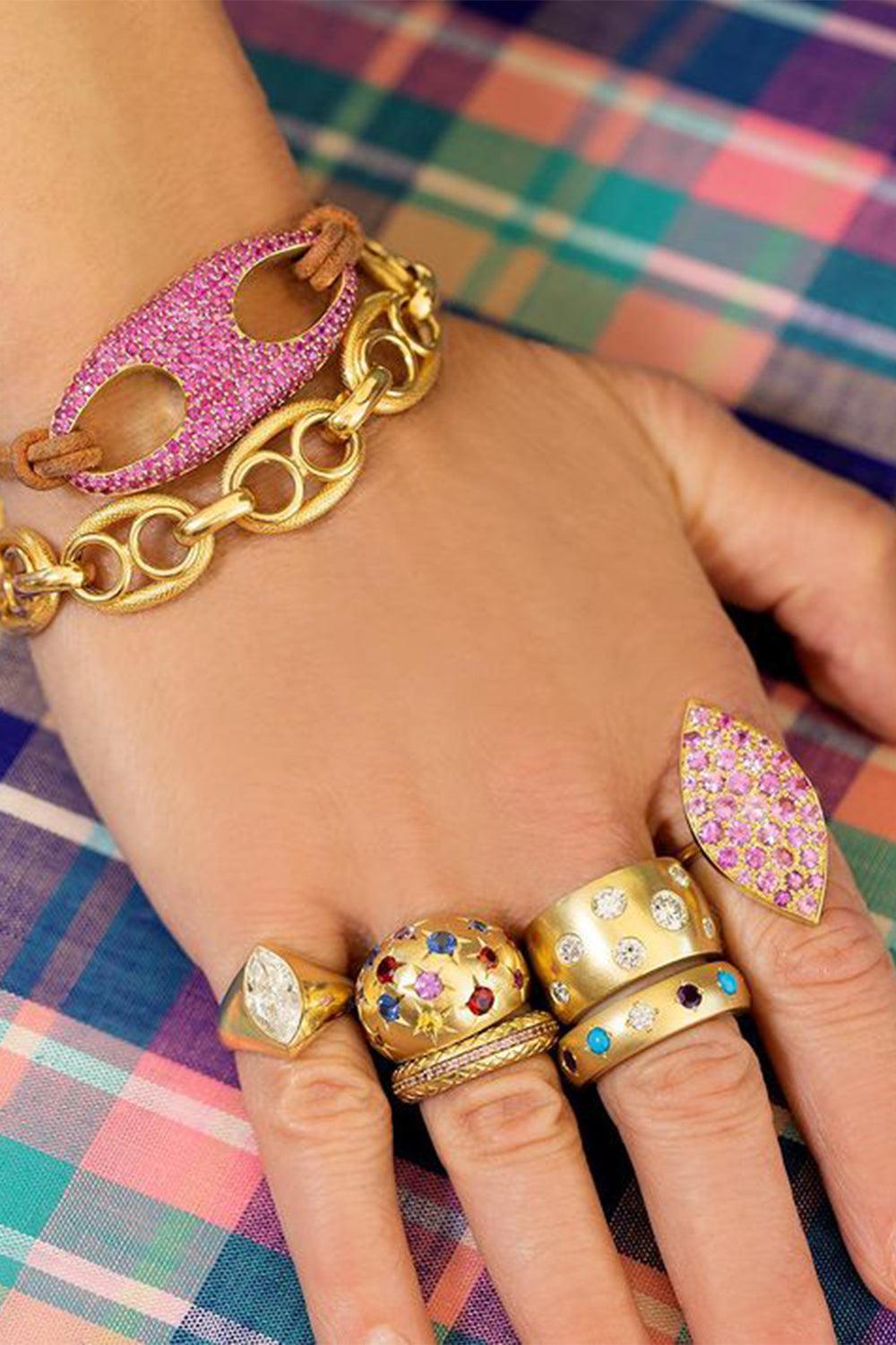 Diamond Gypsy Cigar Band-YELLOW GOLD-6.5-JEWELRYFINE JEWELRING-JENNA BLAKE
