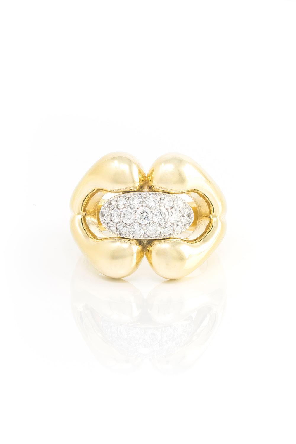 Diamond Nautical Ring-YELLOW GOLD-7.5-JEWELRYFINE JEWELRING-JENNA BLAKE