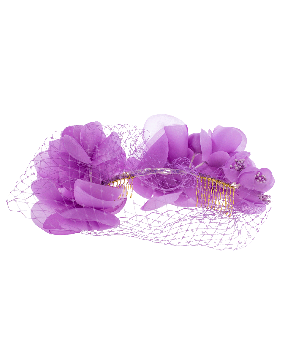 JENNIFER BEHR-Jardinia Comb Headpiece-LILAC