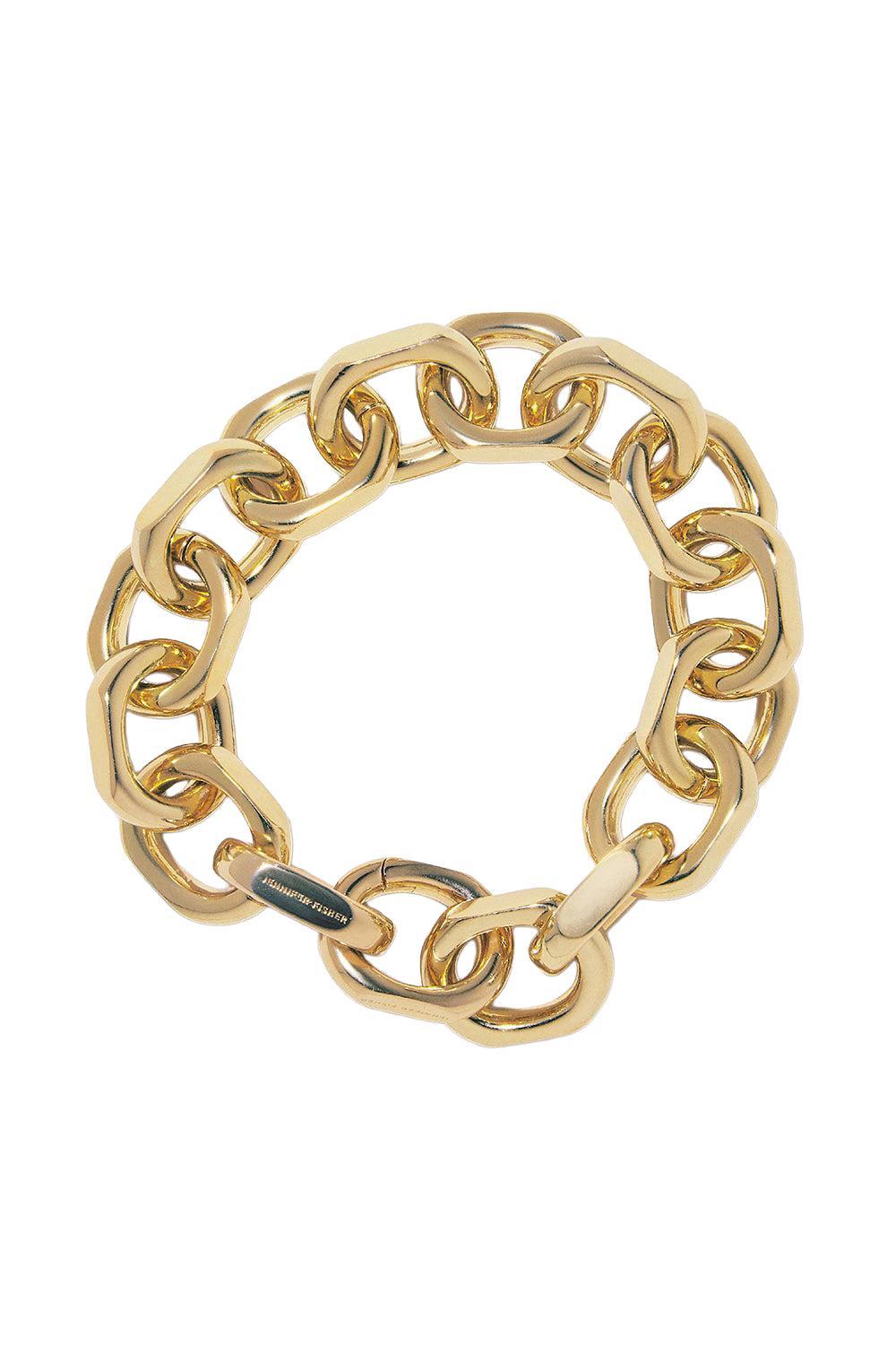 Small City Link Bracelet - Yellow Gold