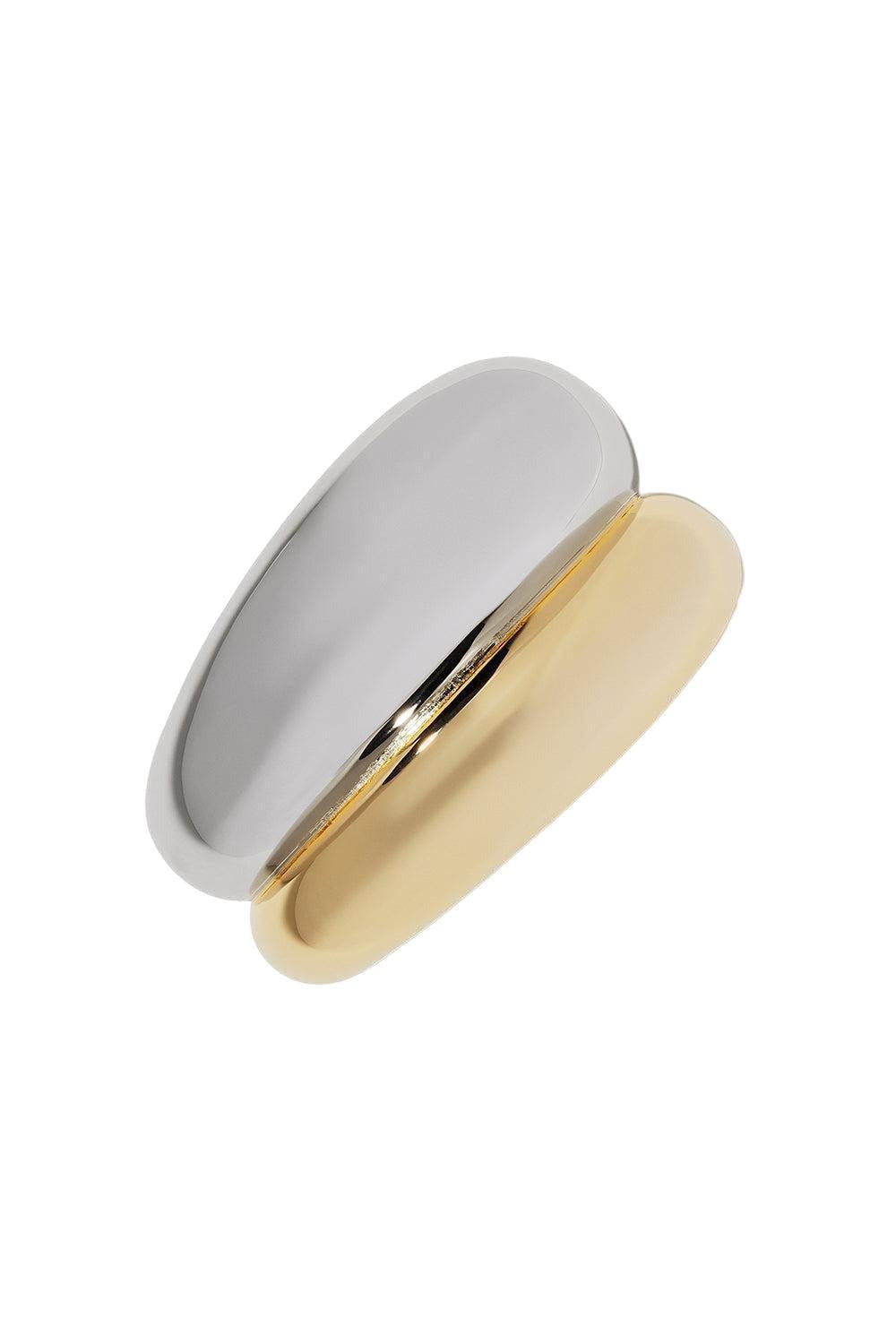Chavez Two Tone Cuff Bracelet-YELLOW GOLD-JEWELRYBOUTIQUEBRACELET O-JENNIFER FISHER
