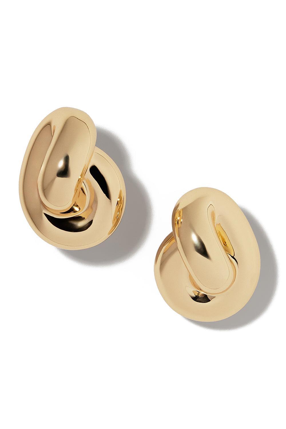 Small Knot Stud Earrings-YELLOW GOLD-JEWELRYBOUTIQUEBRACELET O-JENNIFER FISHER