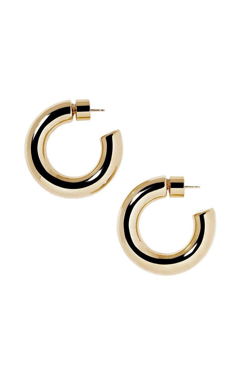 Jamma Huggie Earrings - 1.2in-SILVER-JEWELRYBOUTIQUEEARRING-JENNIFER FISHER