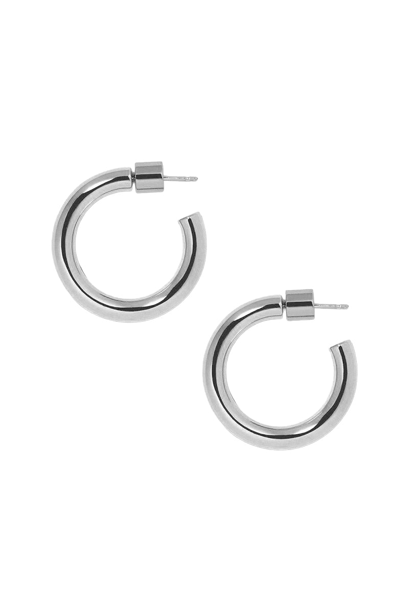 Lilly Huggie Earrings - 1in-SILVER-JEWELRYBOUTIQUEEARRING-JENNIFER FISHER