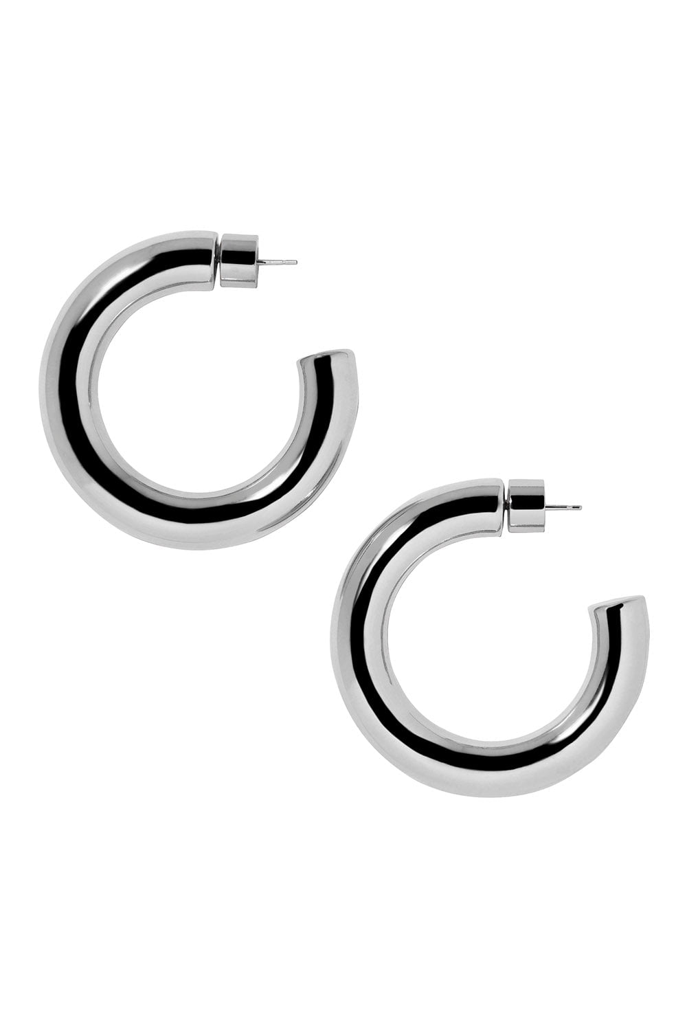 JENNIFER FISHER-Jamma Mini Hoop Earrings - 1in-SILVER