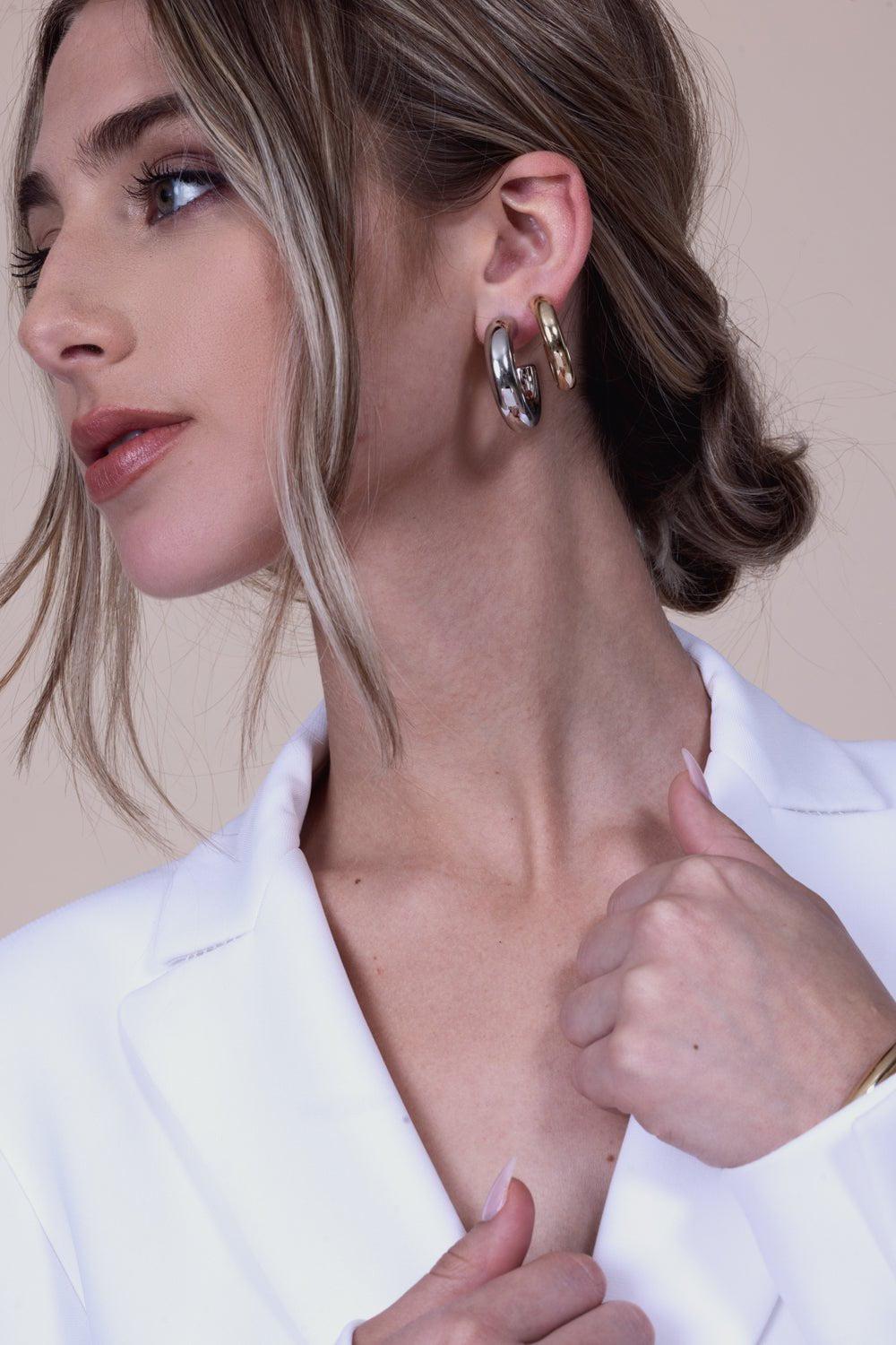 JENNIFER FISHER-Kevin Huggie Earrings - 1in-