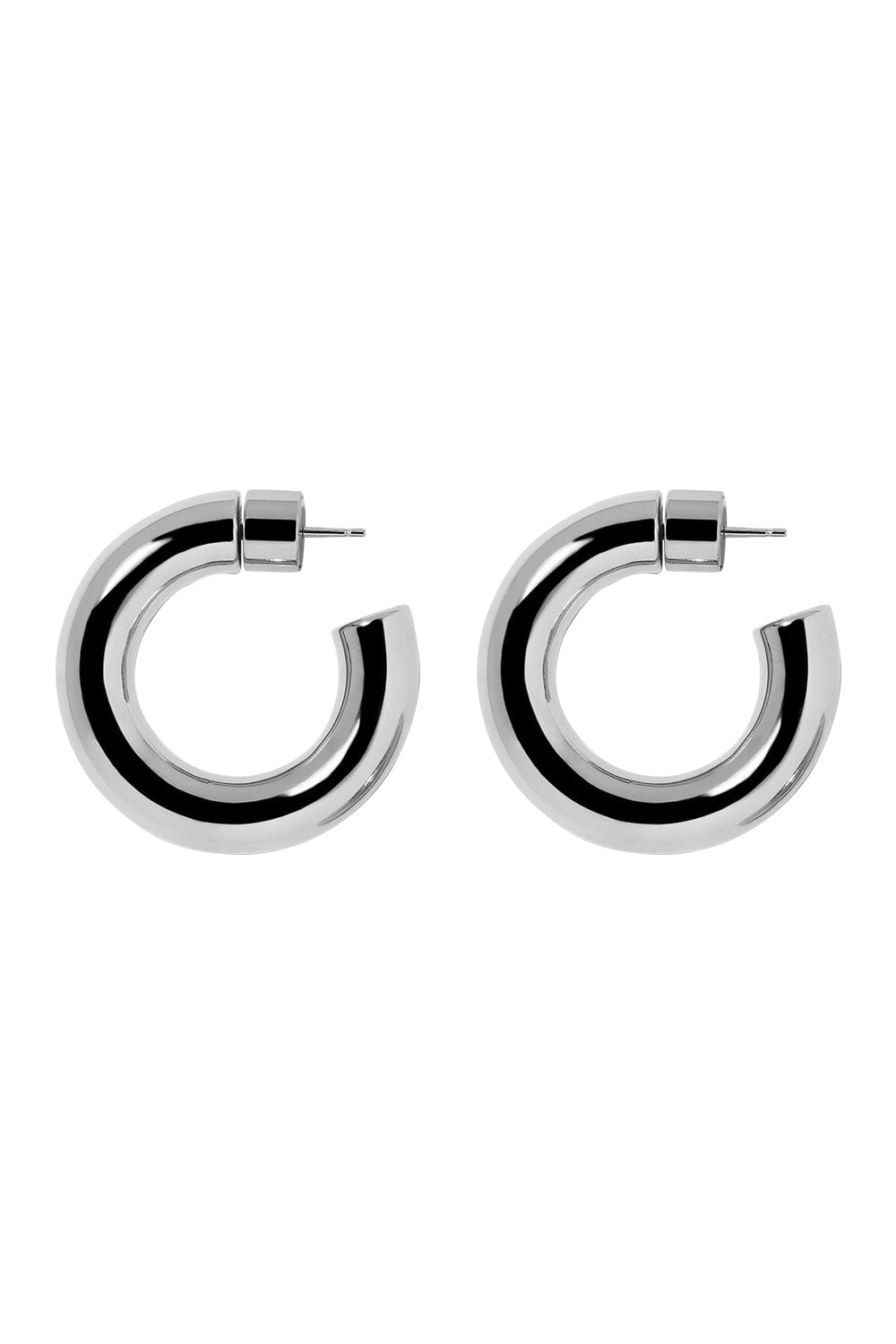 JENNIFER FISHER-Kevin Huggie Earrings - 1in-SILVER