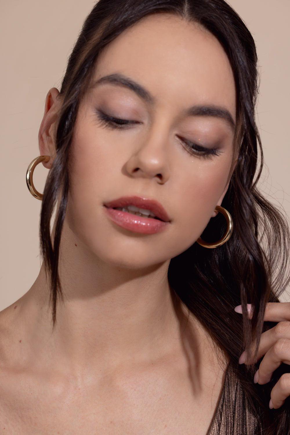 JENNIFER FISHER-Natasha Baby Hoop Earrings - 1.5-