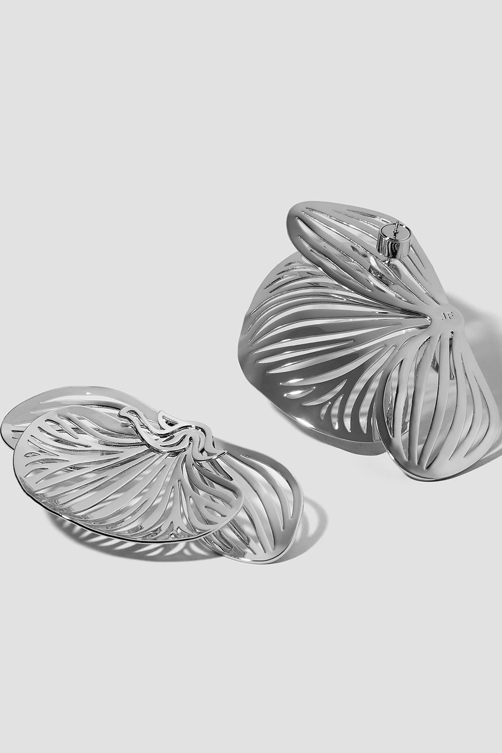 Large Orchid Earrings - White Gold-WHITE-JEWELRYBOUTIQUEEARRING-JENNIFER FISHER