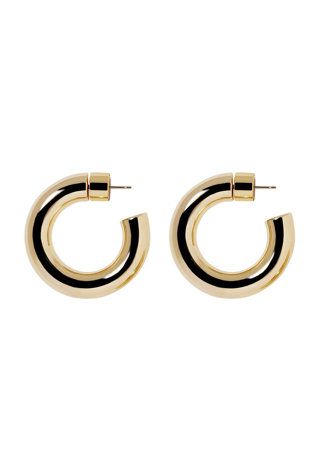 JENNIFER FISHER-Kevin Huggie Earrings - 1in-YELLOW GOLD