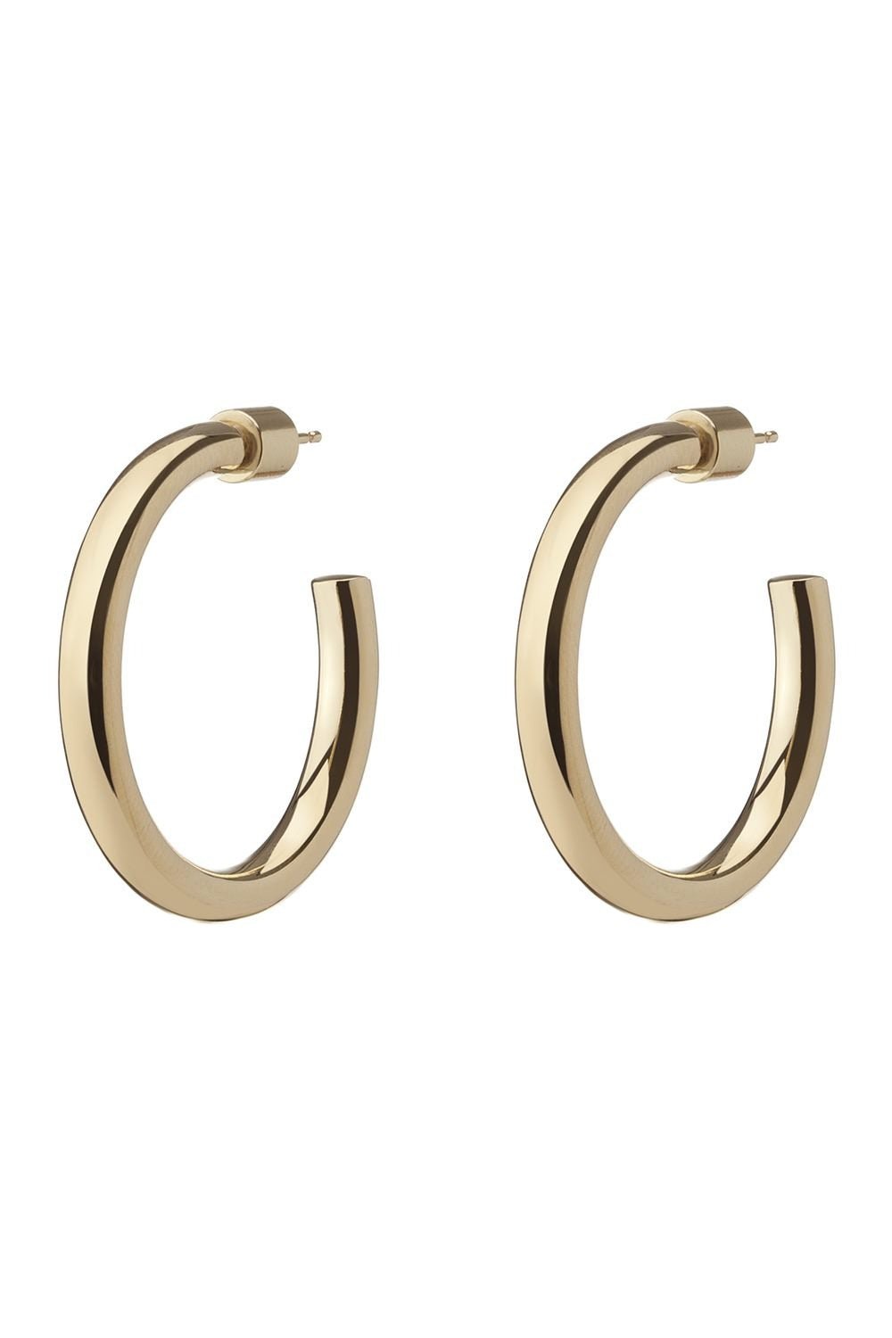JENNIFER FISHER-Mini Lilly Hoop Earrings - 1in-YELLOW GOLD