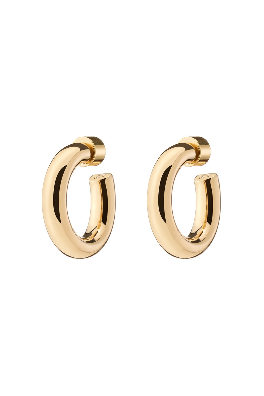 JENNIFER FISHER-Natasha Huggie Earrings - 1in-YELLOW GOLD