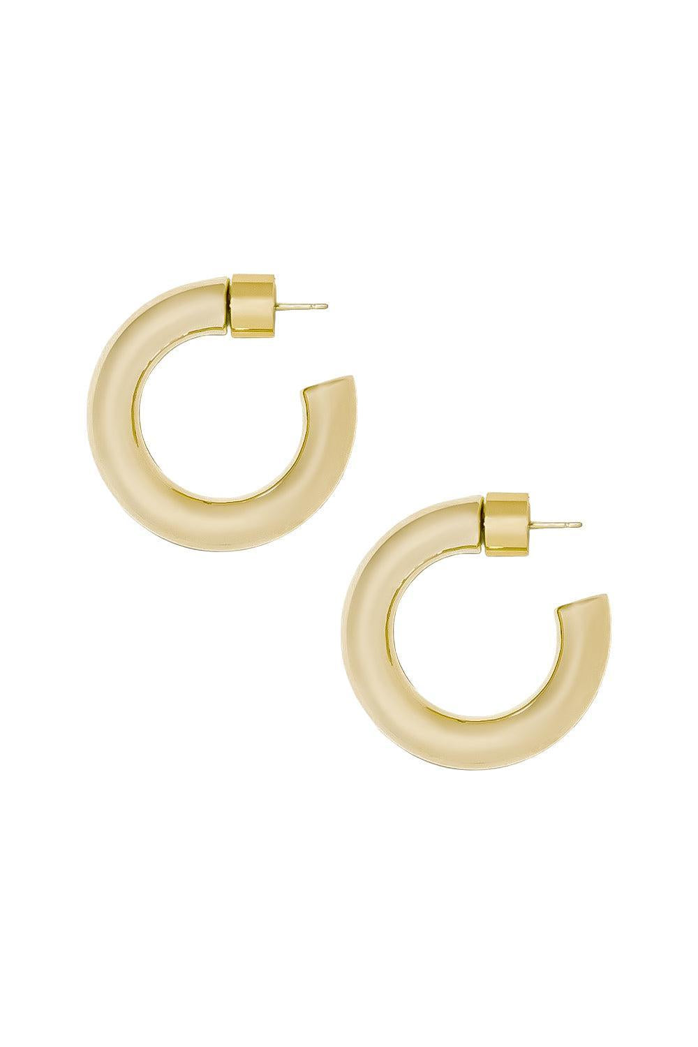 Samira Huggie Earrings - Yellow - 1in-YELLOW GOLD-JEWELRYBOUTIQUEEARRING-JENNIFER FISHER