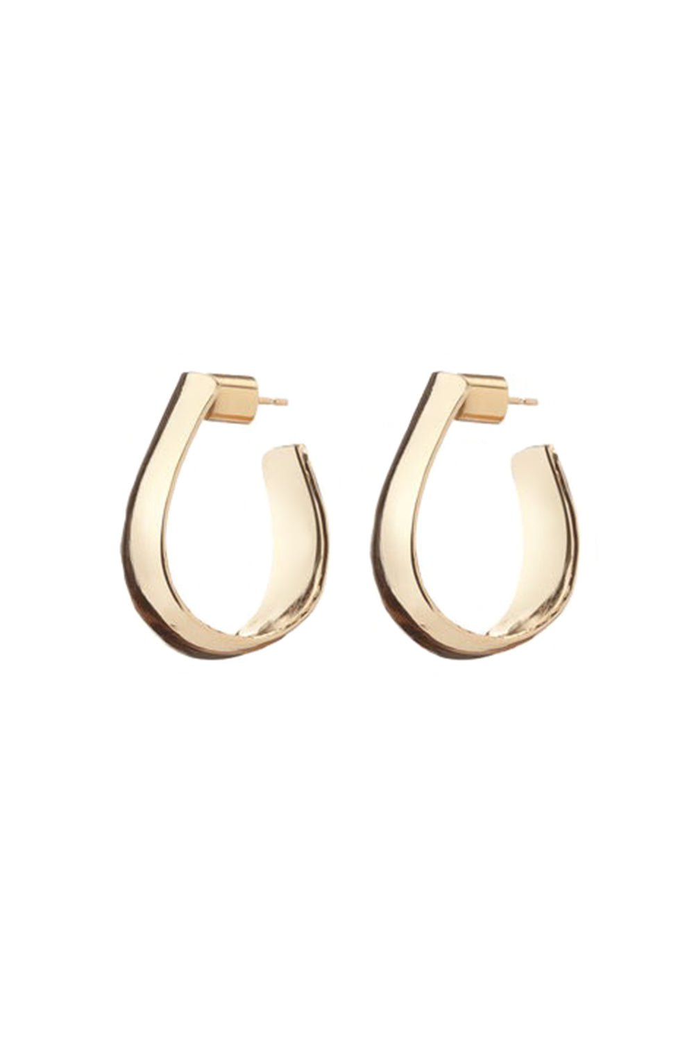 JENNIFER FISHER-Small Bolden Hoop Earrings-YELLOW GOLD