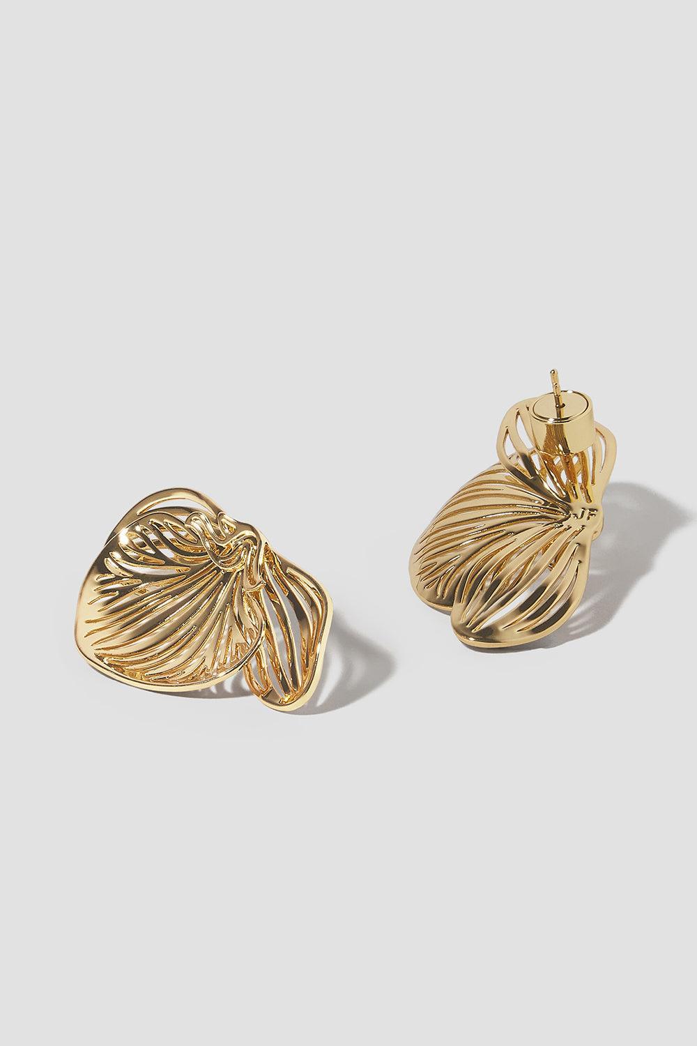 Small Orchid Earrings - Yellow Gold-YELLOW GOLD-JEWELRYBOUTIQUEEARRING-JENNIFER FISHER