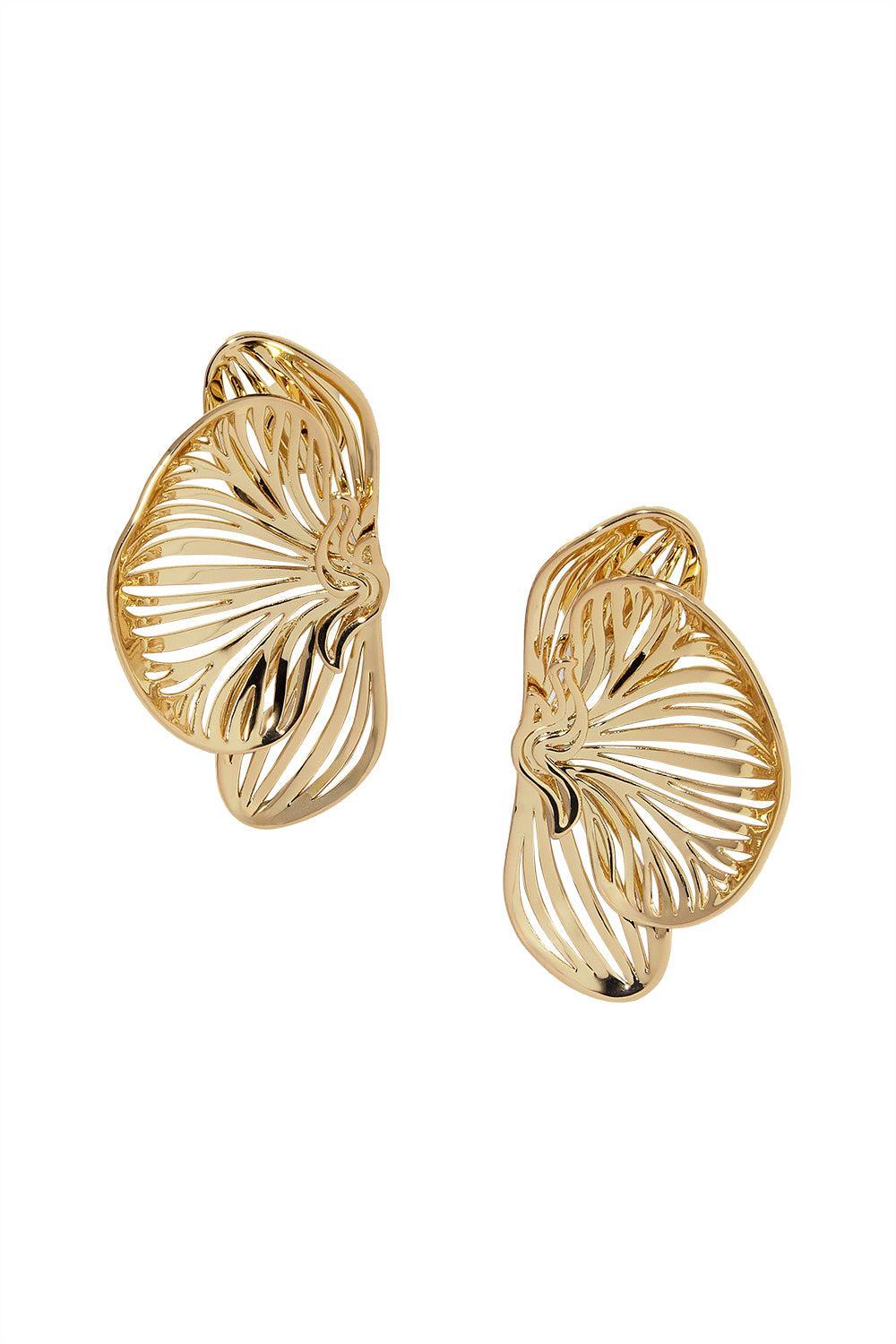 Small Orchid Earrings - Yellow Gold-YELLOW GOLD-JEWELRYBOUTIQUEEARRING-JENNIFER FISHER