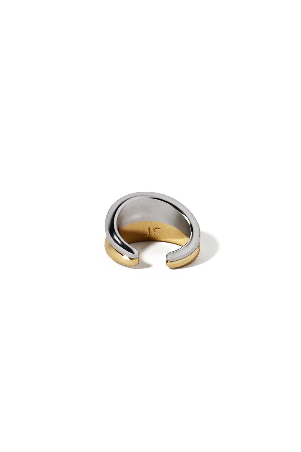 Two Tone Chavez Ear Cuff-YELLOW GOLD-JEWELRYBOUTIQUEEARRING-JENNIFER FISHER