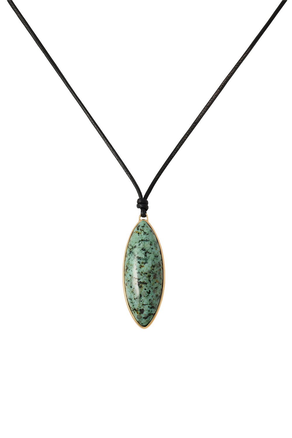 Turqouise Dagger Pendant Necklace-TURQ-JEWELRYBOUTIQUENECKLACE O-JENNIFER FISHER