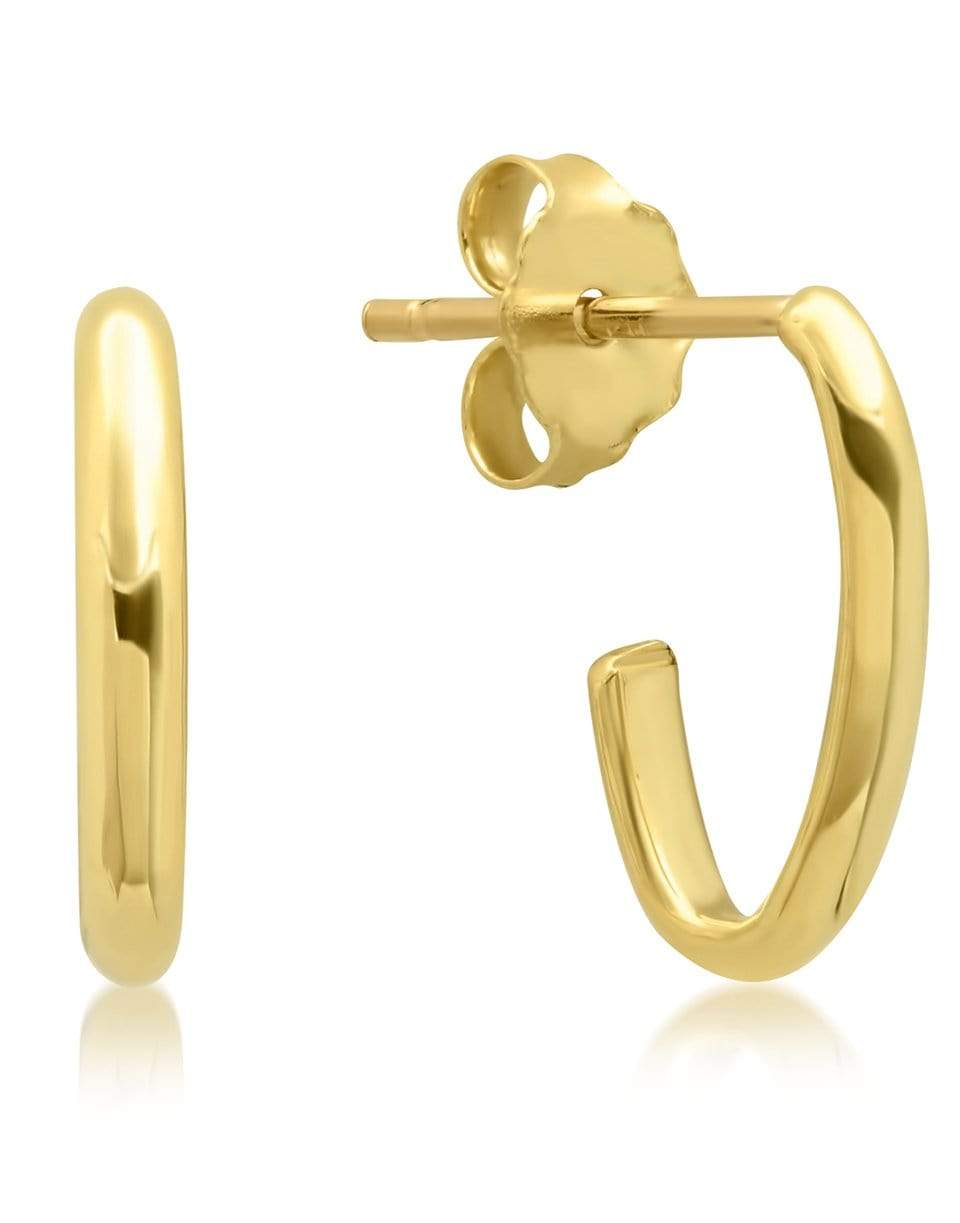 JENNIFER MEYER-Edith Link Studs-YELLOW GOLD