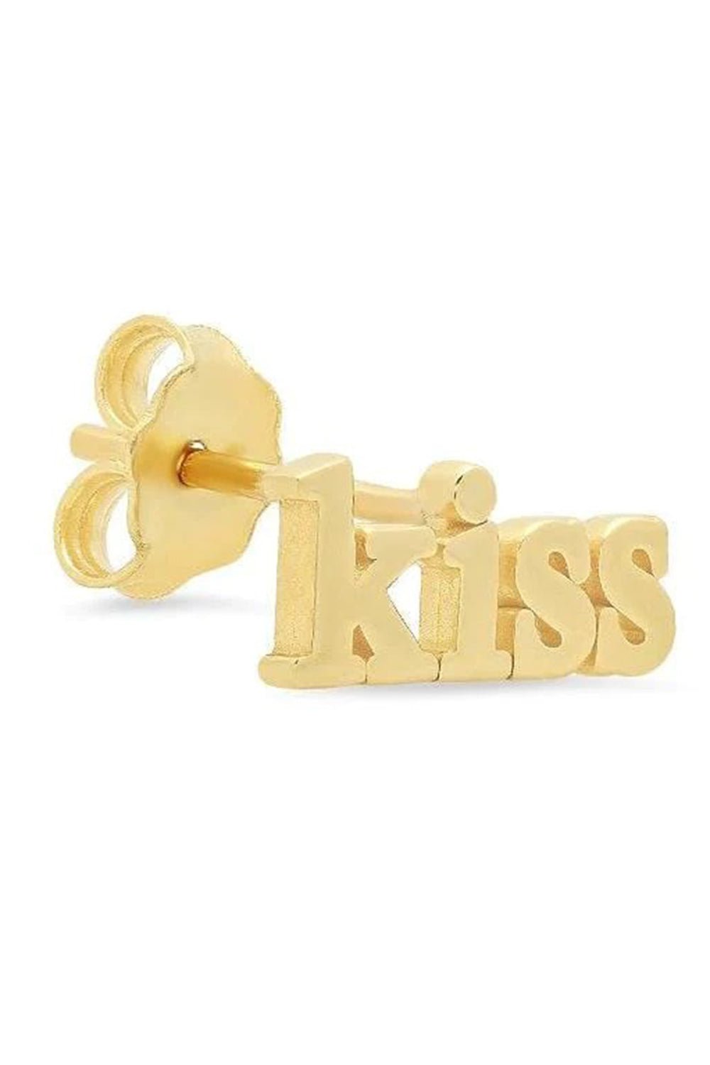JENNIFER MEYER-Kiss Stud-YELLOW GOLD